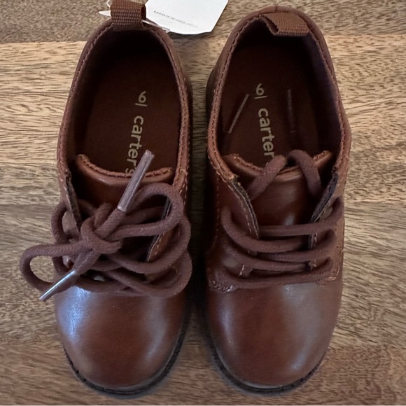 Carter’s Toddler Boy Spencer Brown Dress Shoe Sz 6M NWT NIB - Picture 2 of 8